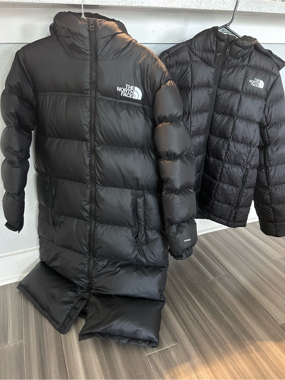 The North Face Black 700-Fill Down Long Puffer Coat